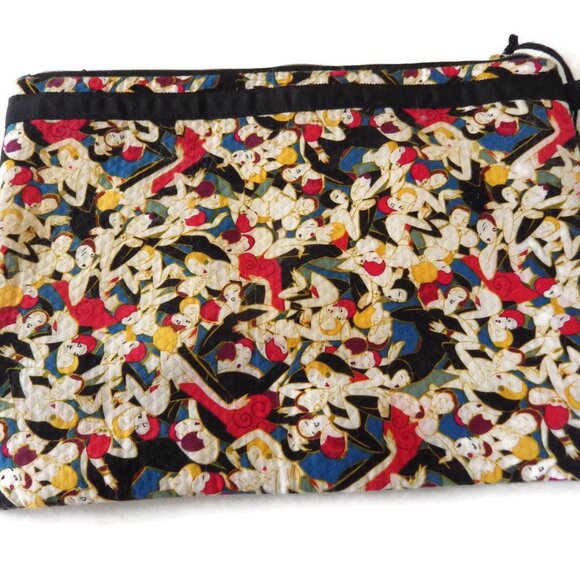 Carolina Herrera for Target Laptop Case/ Neiman Marcus / 1920s Flappers Pattern - Picture 2 of 6